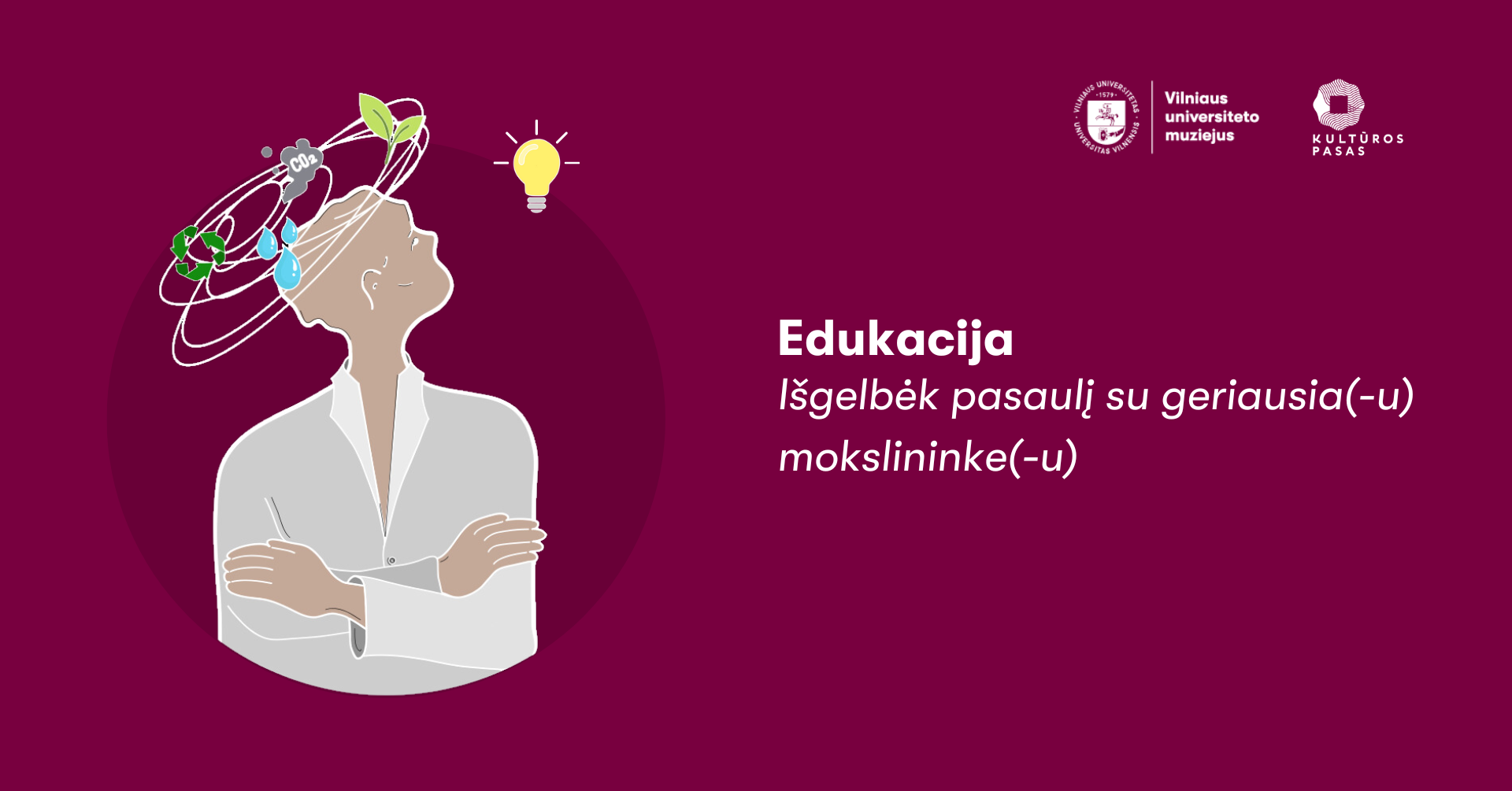 mokslininko edukacija